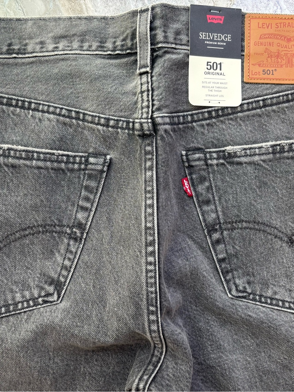 Levi's 501 Original Men’s Premium Straight Fit Jeans 34/30